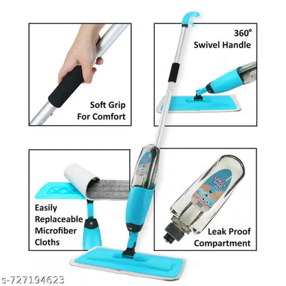 2-in-1 Microfiber Spray Mop | Wet & Dry Floor Cleaner