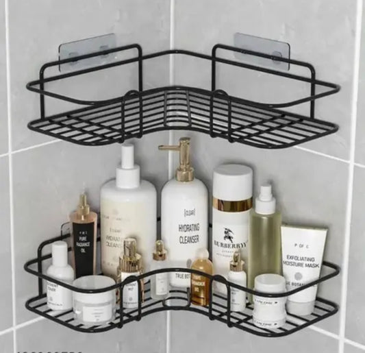 2-Tier Corner Shower Caddy – No-Drill Bathroom Organizer
Alternative Short Title
2-Tier No-Drill Corner Shower Shelf